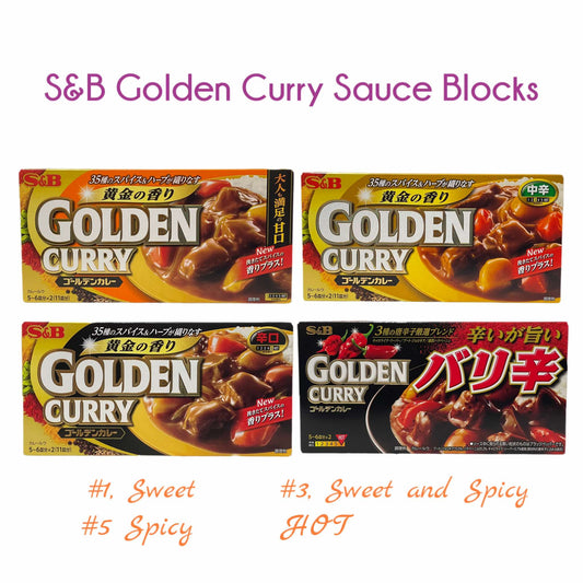 S&B Golden Curry Sauce Mix (198g)